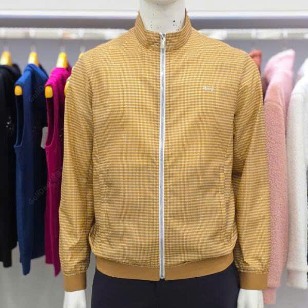 [팝니다] [레인보우 119] [루이까스텔]남성잔체크홑겹점퍼