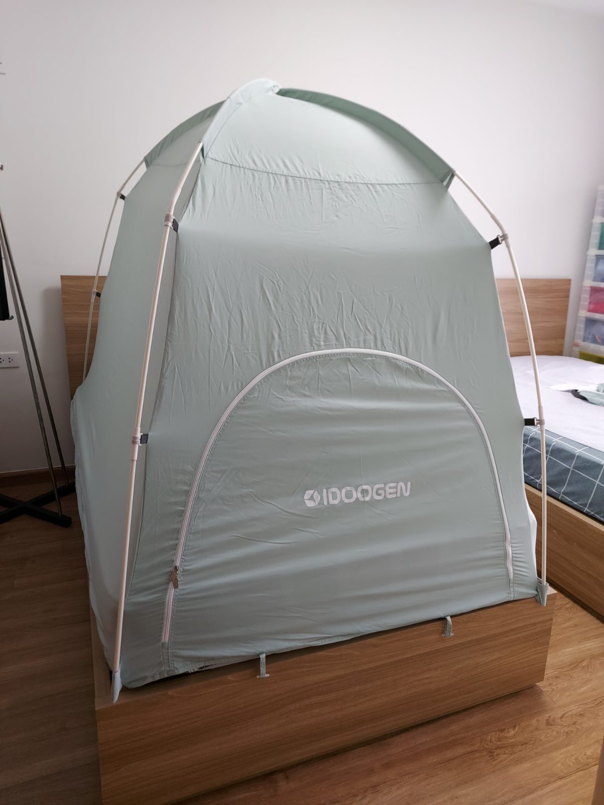 [팝니다] 따수미 민트 난방텐트