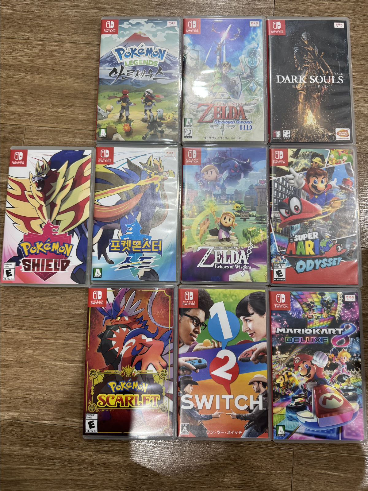 [팝니다] 닌텐도 스위치 타이틀 10장 팝니다.